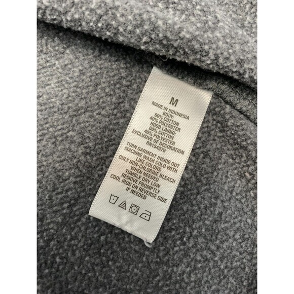 Vintage Aeropostale Hoodie Womens M NY 87 Spell-Out Logo Raglan Fleece Zip-Up - Picture 10 of 11